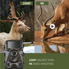 Infrared Dual Night Vision Hunting Trail Camera 4K Waterproof WIFI 20 MP Camera Home Security Camera