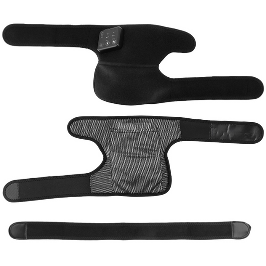 Rechargeable Heated Knee Wrap with Vibration – Adjustable Fit