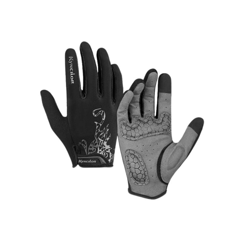 Breathable Touch Screen Bike Gloves With Shock-Absorbing Gel Padding