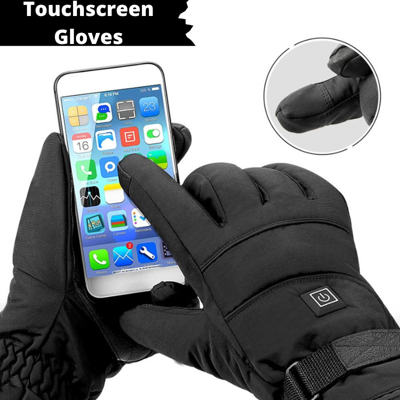 Rechargeable Electric Heated Gloves Thermal Heated Gloves With 2000 MAh Batteries Outdoor Activities Climbing Hiking Cycling Unisex