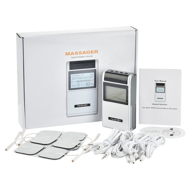 EMS Muscle Stimulator | 15 Mode 4 Channel 20 Intensity Levels