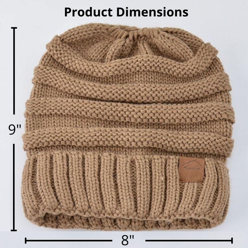 Womens Winter Hat Knitted Beanie Hat Warm Skull Cap Beanie for Women