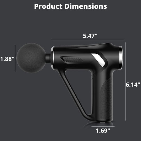 Massage Gun 32 Levels Deep Tissue Percussion Gun for Muscle Massage
