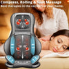 Shiatsu Neck And Back Massager 2D 3D Kneading Full Back Massager with Heat And Compression Massage Chair Pad for Shoulder Neck Back