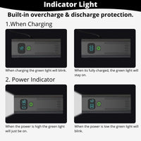 5200mah Waterproof Bicycle Light With 6 LEDs USB Chargeable 2000LM 7500K With 5 Light Modes