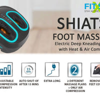 Shiatsu Foot Massager With Infrared Heat and Air Compression