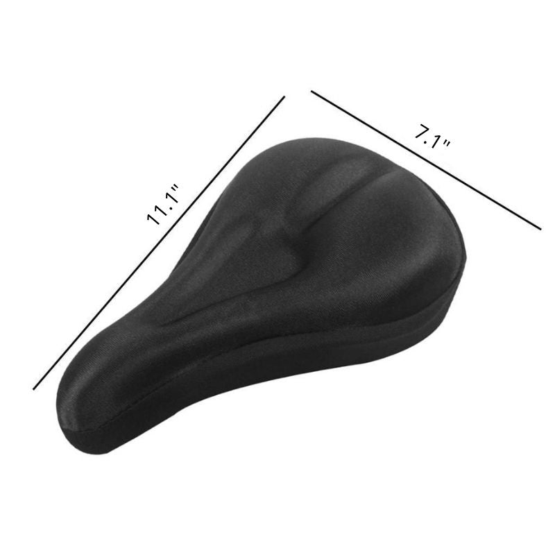 Bike Seat Cover Padded Gel Bike Seat Cushion Non Slip Bicycle Saddle With Hollow Design Water Dust UV Resistant Universal Fit-Bike Accessories-Fit Sports 