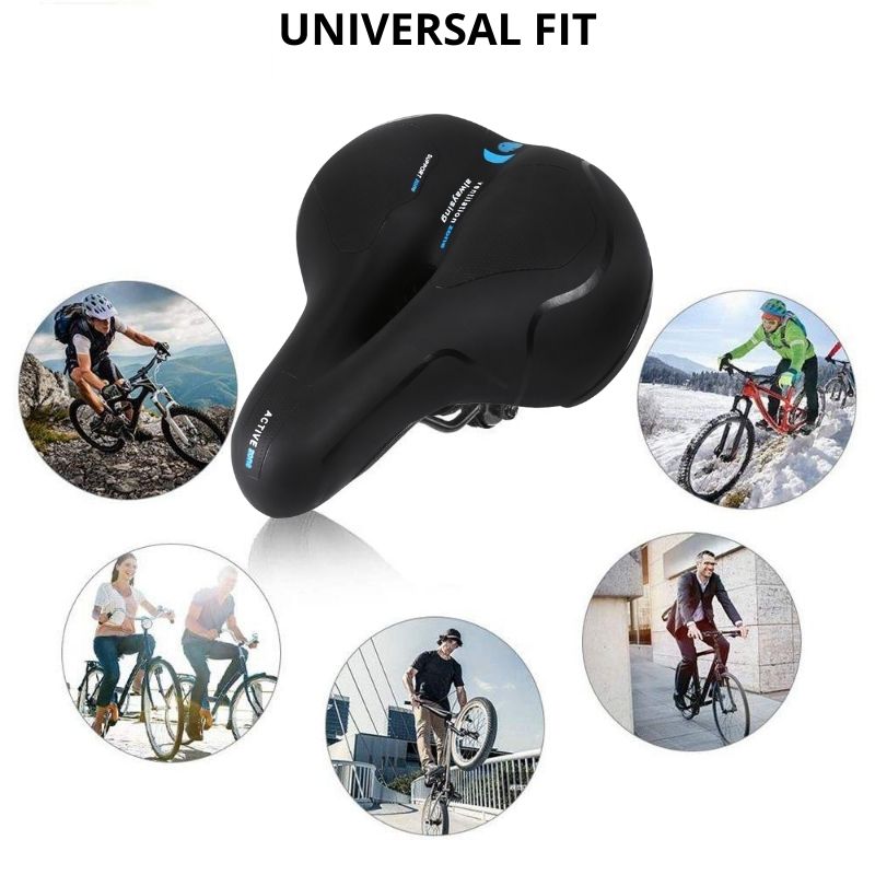 Comfortable Bike Seat High Density Padded Design Breathable And Waterproof