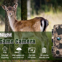 Night Vision Hunting Camera For Photos And Video 20MP 4K Waterproof