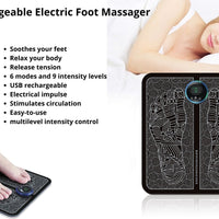 EMS Foot Massager Rechargeable for Comfort & Relaxation