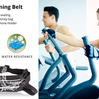 Slim Running Belt Fanny Pack Waist Pack Bag for Hiking Cycling Workouts Jogging Travelling Money Phone Holder for Running
