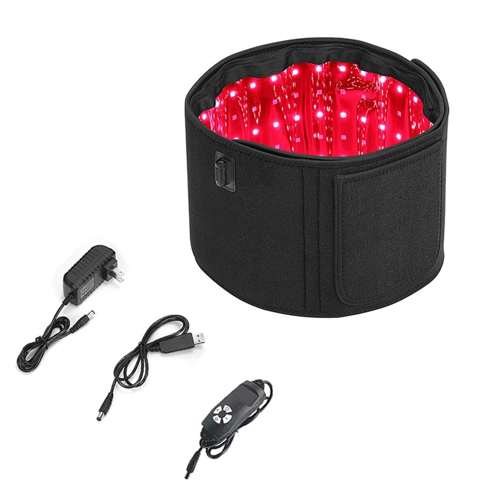 Red & Near Infrared LED Light Belt – Adjustable Wrap