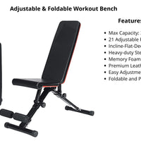 foldable weight benches