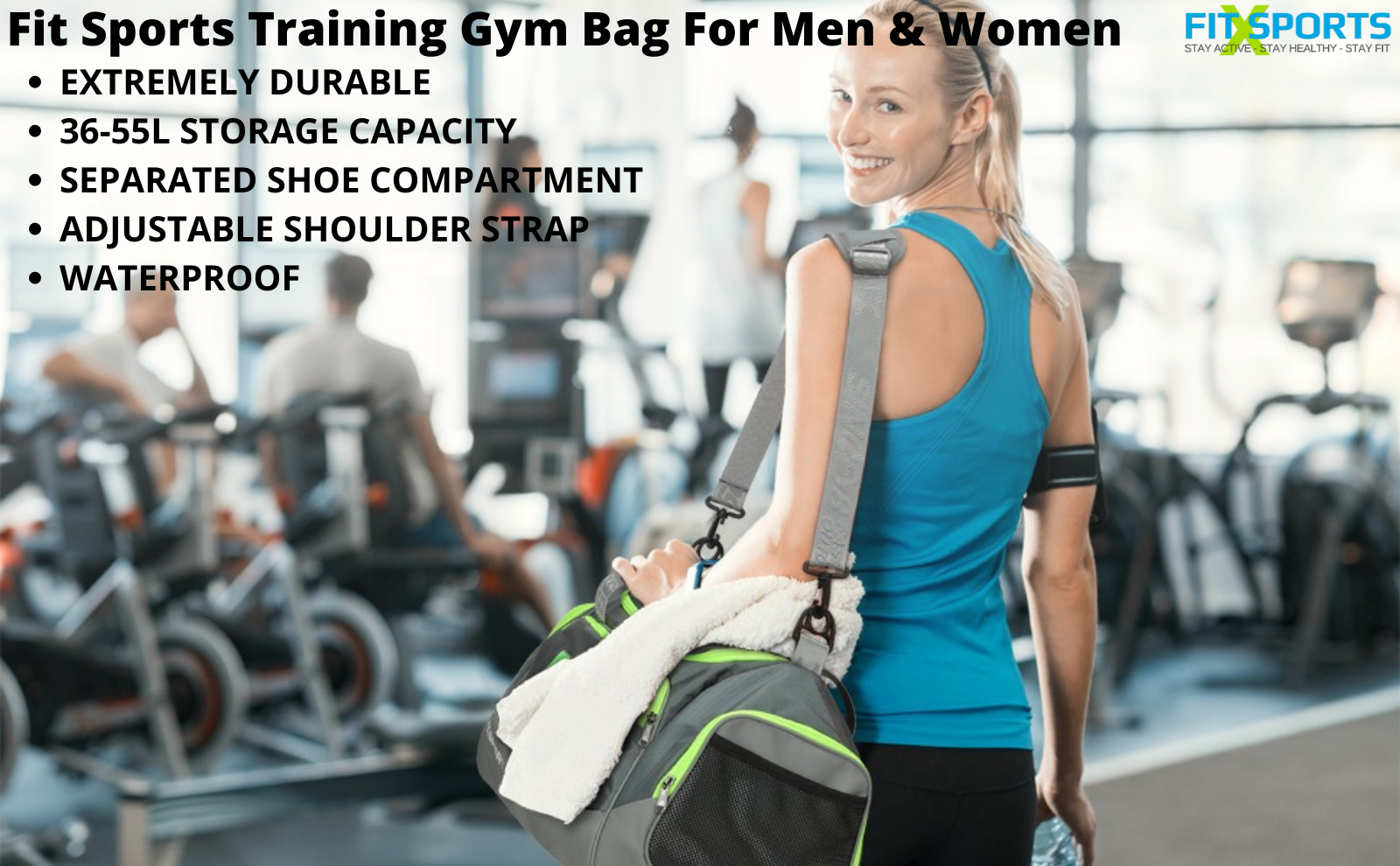 Gym Bag Durable Waterproof Lightweight Travel Bag