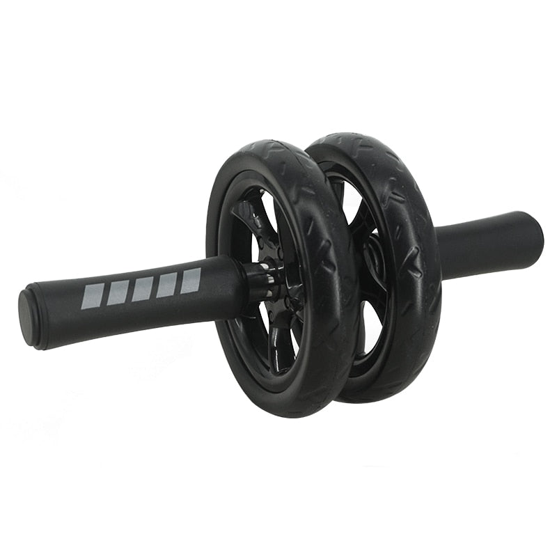 Non-Slip Double Abdominal Wheel Ab Roller With Mat