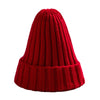 Knitted Winter Hat For Women Soft Stretchy Cotton Blend