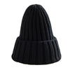 Knitted Winter Hat For Women Soft Stretchy Cotton Blend