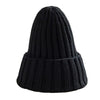 Knitted Winter Hat For Women Soft Stretchy Cotton Blend