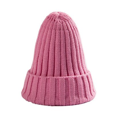 Knitted Winter Hat For Women Soft Stretchy Cotton Blend