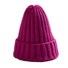 Knitted Winter Hat For Women Soft Stretchy Cotton Blend