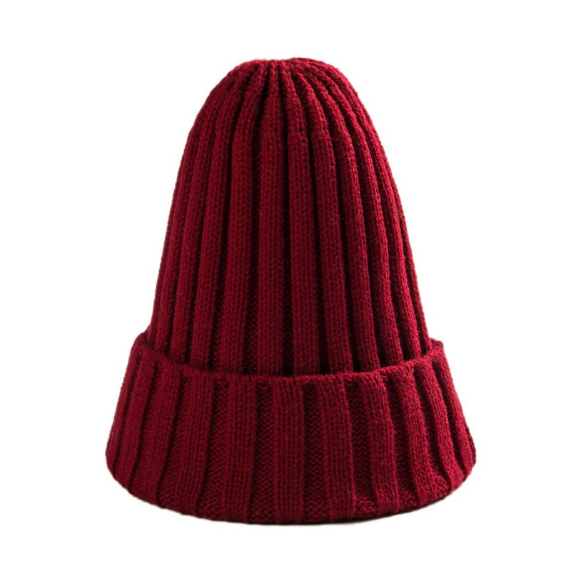 Knitted Winter Hat For Women Soft Stretchy Cotton Blend