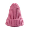 Knitted Winter Hat For Women Soft Stretchy Cotton Blend