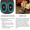 Shiatsu Foot Massager With Infrared Heat Deep Kneading Heated Foot Massage With Air Compression Unisex