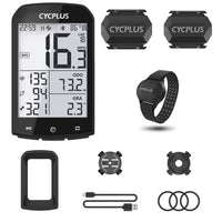 Bike Computer With Heart Rate Sensor 2.9 inch LCD Screen GPS Wireless Odometer Speedometer