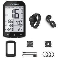 Bike Computer With Heart Rate Sensor 2.9 inch LCD Screen GPS Wireless Odometer Speedometer