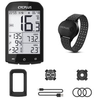 Bike Computer With Heart Rate Sensor 2.9 inch LCD Screen GPS Wireless Odometer Speedometer