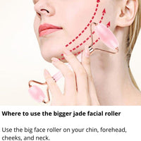 Jade Roller And Gua Sha Face Massage Roller
