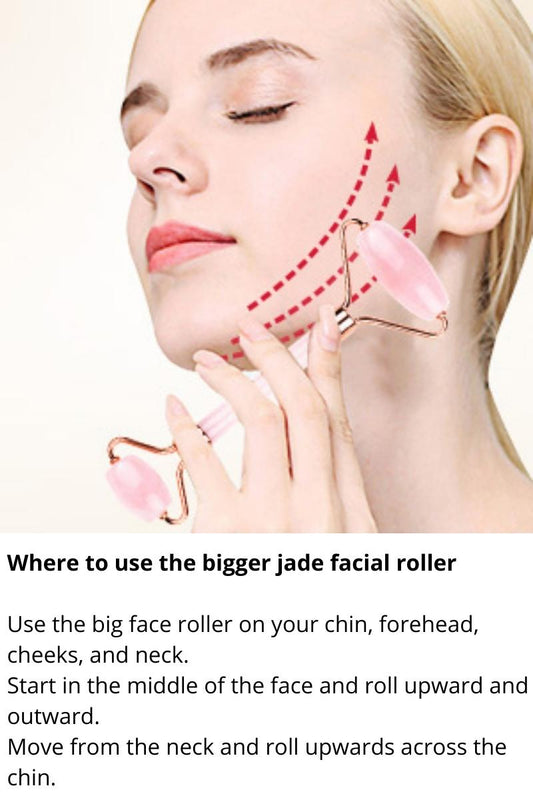 Jade Roller And Gua Sha Face Massage Roller