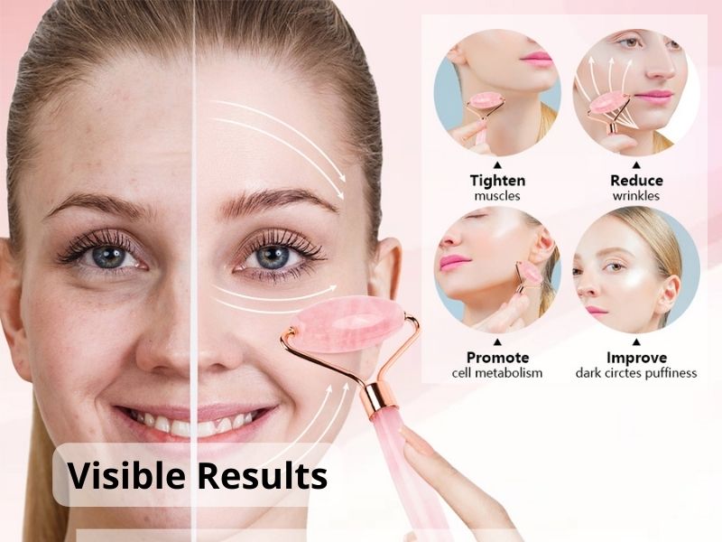 Jade Roller And Gua Sha Face Massage Roller