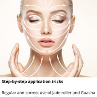 Jade Roller And Gua Sha Face Massage Roller