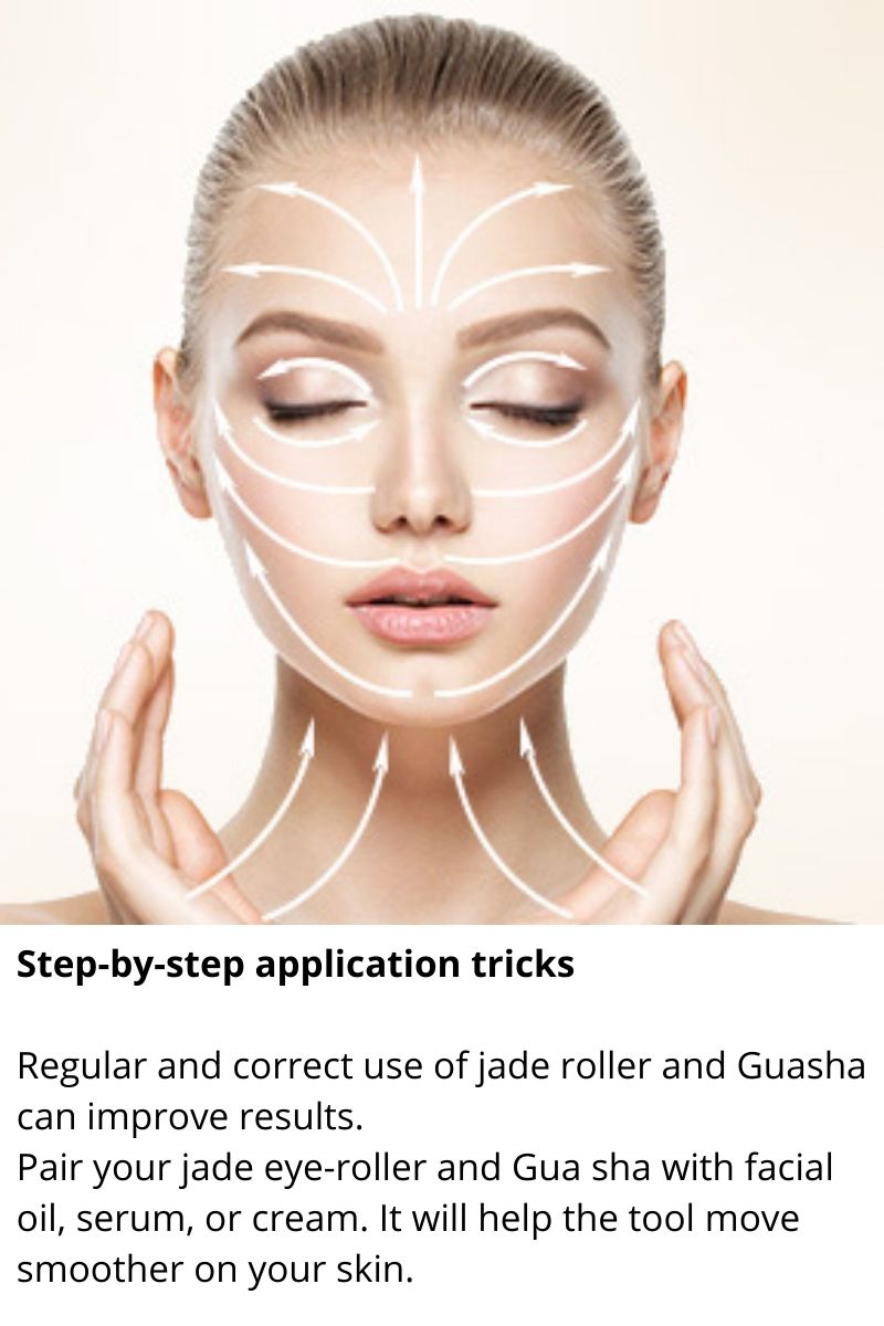 Jade Roller And Gua Sha Face Massage Roller