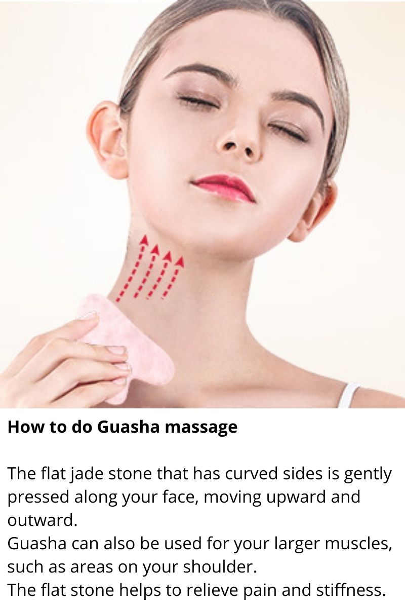 Jade Roller And Gua Sha Face Massage Roller