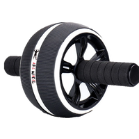 Wheel Ab Roller Great For Total Body Exerciser Abdominal Ab Roller Unisex-Cardio & Exercise Equipment-Fit Sports 