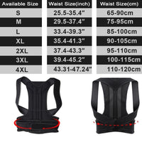 Adjustable Posture Corrector for Back & Shoulder Support