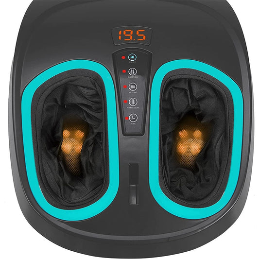 Shiatsu Foot Massager With Infrared Heat and Air Compression