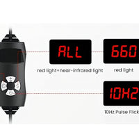 Red & Near Infrared LED Light Belt 660nm 850nm Adjustable Wrap