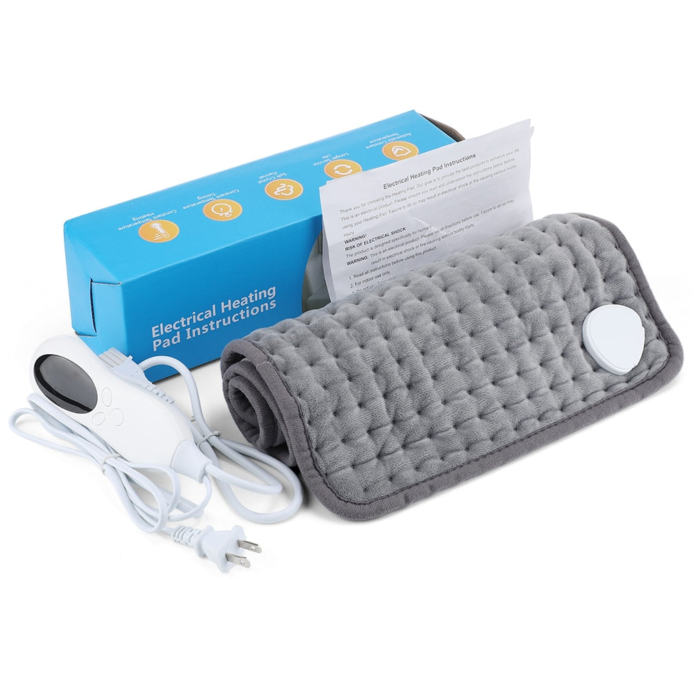 Electric Heating Pad 12"x 24" for Back Pain And Cramp Relief Auto Shut Off