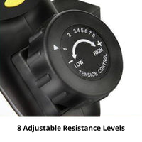 Mini Exercise Bike LCD Display Dual Pedal 8 Levels Portable Leg Trainer