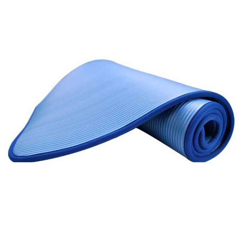 Yoga Mat 1/2 x 24 x 72 Inch Quality Comfortable Thick High Density Anti-Tear With Carrying Strap Unisex-Fitness Accessories-Fit Sports 