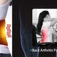 Heated Lumbar Support Belt with Vibration – Adjustable Back Wrap
