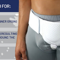 Adjustable Groin Support Belt for Left or Right Side Comfort