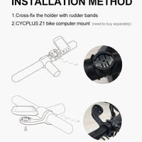 Bike Computer With Heart Rate Sensor 2.9 inch LCD Screen GPS Wireless Odometer Speedometer