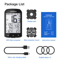 Bike Computer With Heart Rate Sensor 2.9 inch LCD Screen GPS Wireless Odometer Speedometer