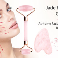 Jade Roller And Gua Sha Face Massage Roller