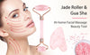 Load image into Gallery viewer, Jade Roller And Gua Sha Face Massage Roller