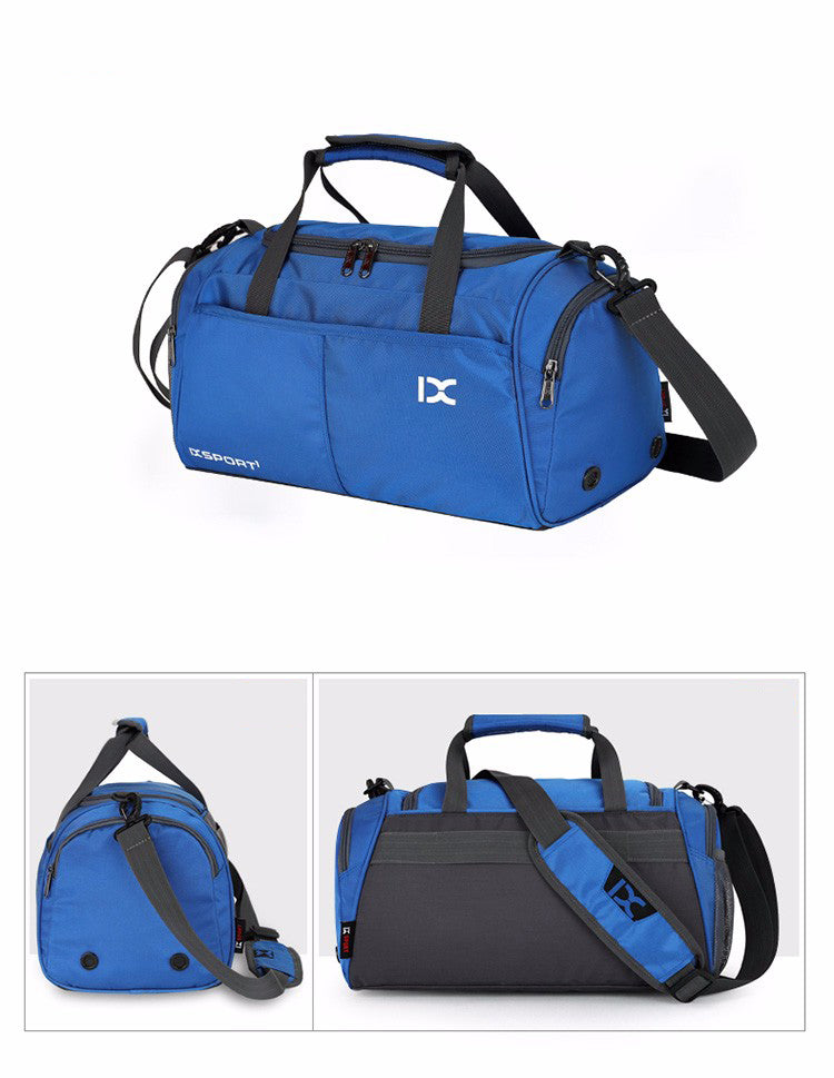 Quality Compact Gym Bag Sports Bag Travel Bag With Cross body Shoulder Strap Shoe Compartment Waterproof Unisex